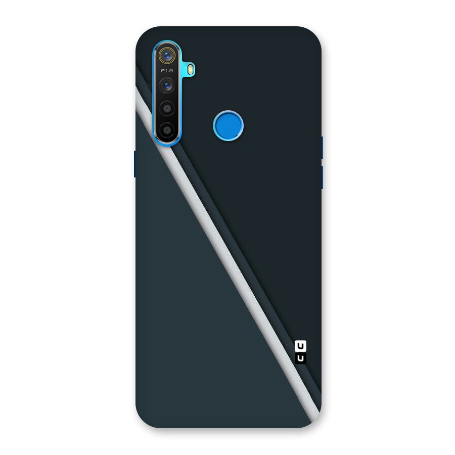 Classic Single Stripe Back Case for Realme 5s