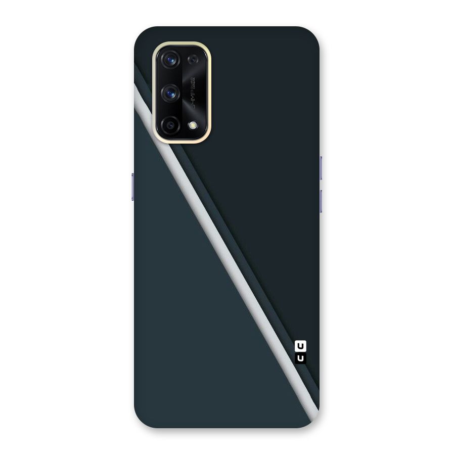 Classic Single Stripe Glass Back Case for Realme X7 Pro