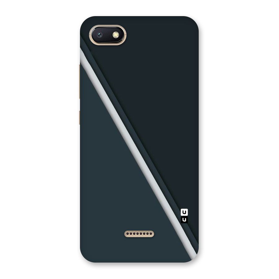 Classic Single Stripe Back Case for Redmi 6A