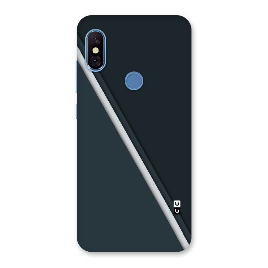 Classic Single Stripe Back Case for Redmi Note 6 Pro
