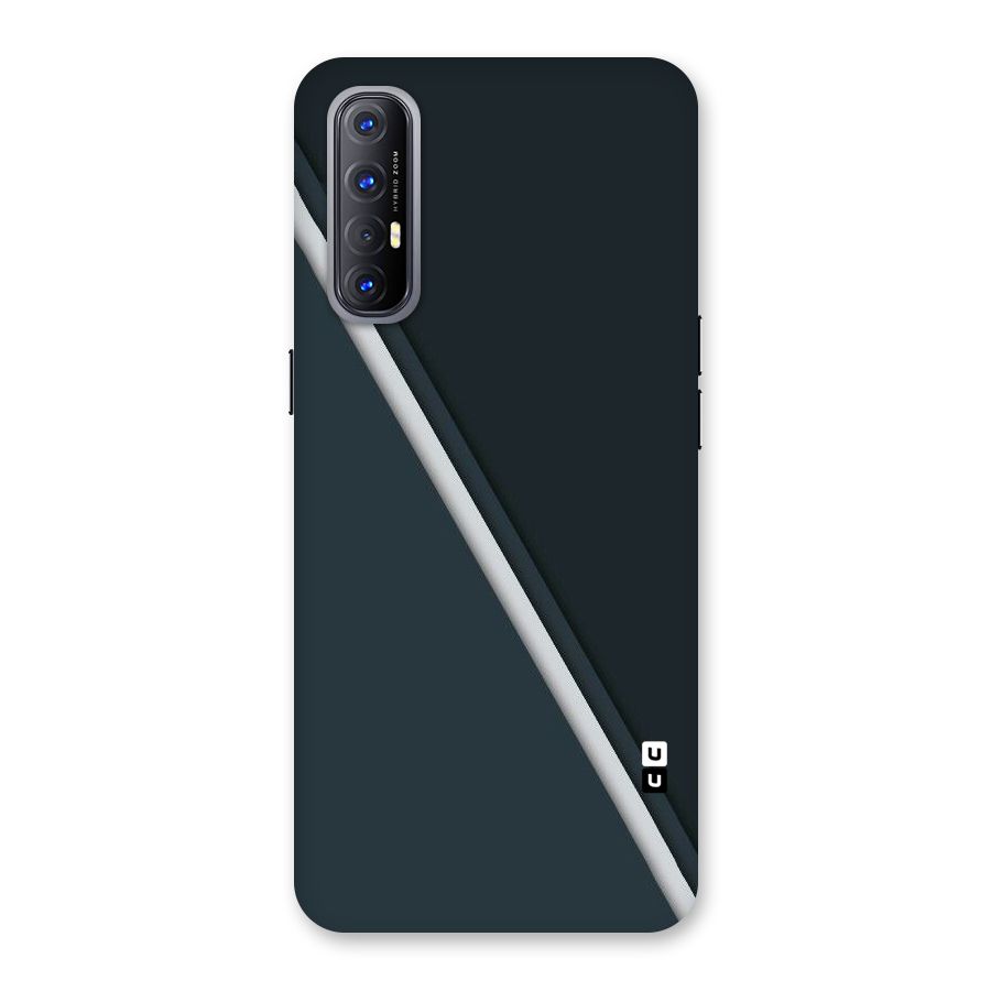 Classic Single Stripe Back Case for Reno3 Pro