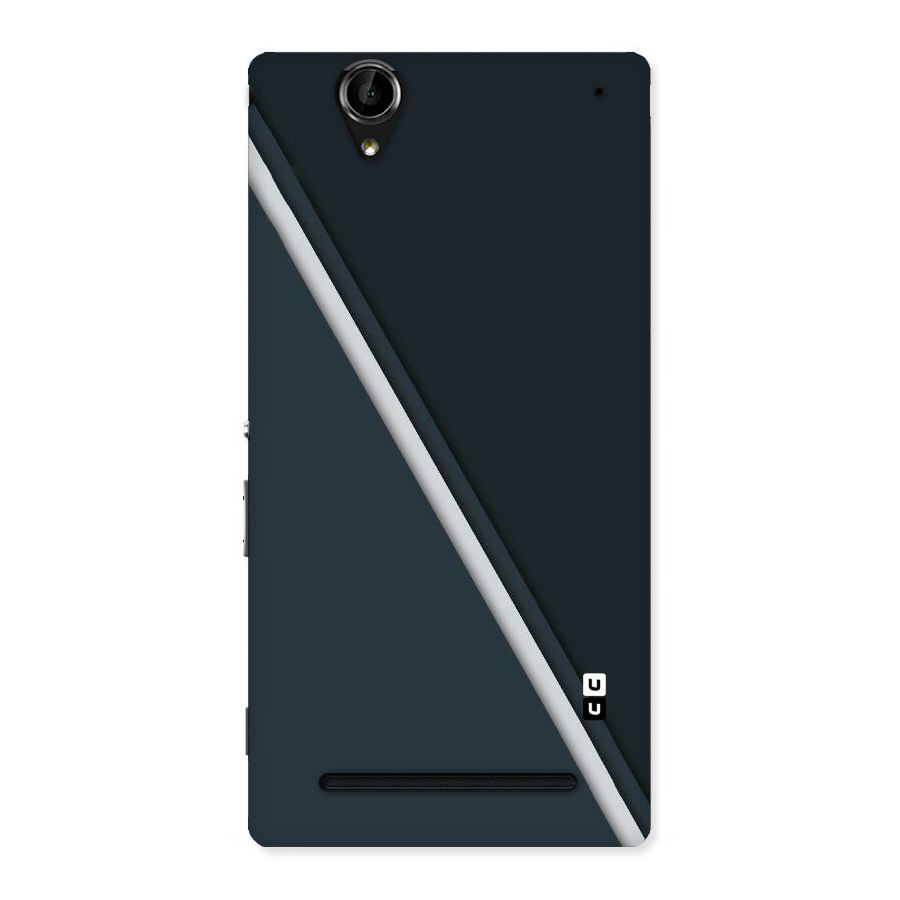 Classic Single Stripe Back Case for Sony Xperia T2