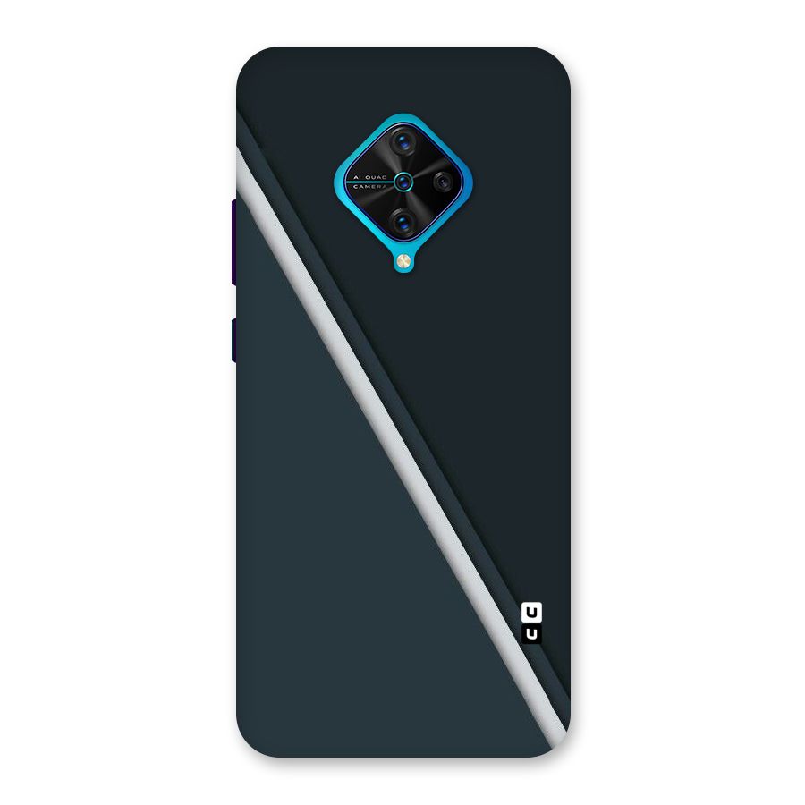 Classic Single Stripe Back Case for Vivo S1 Pro