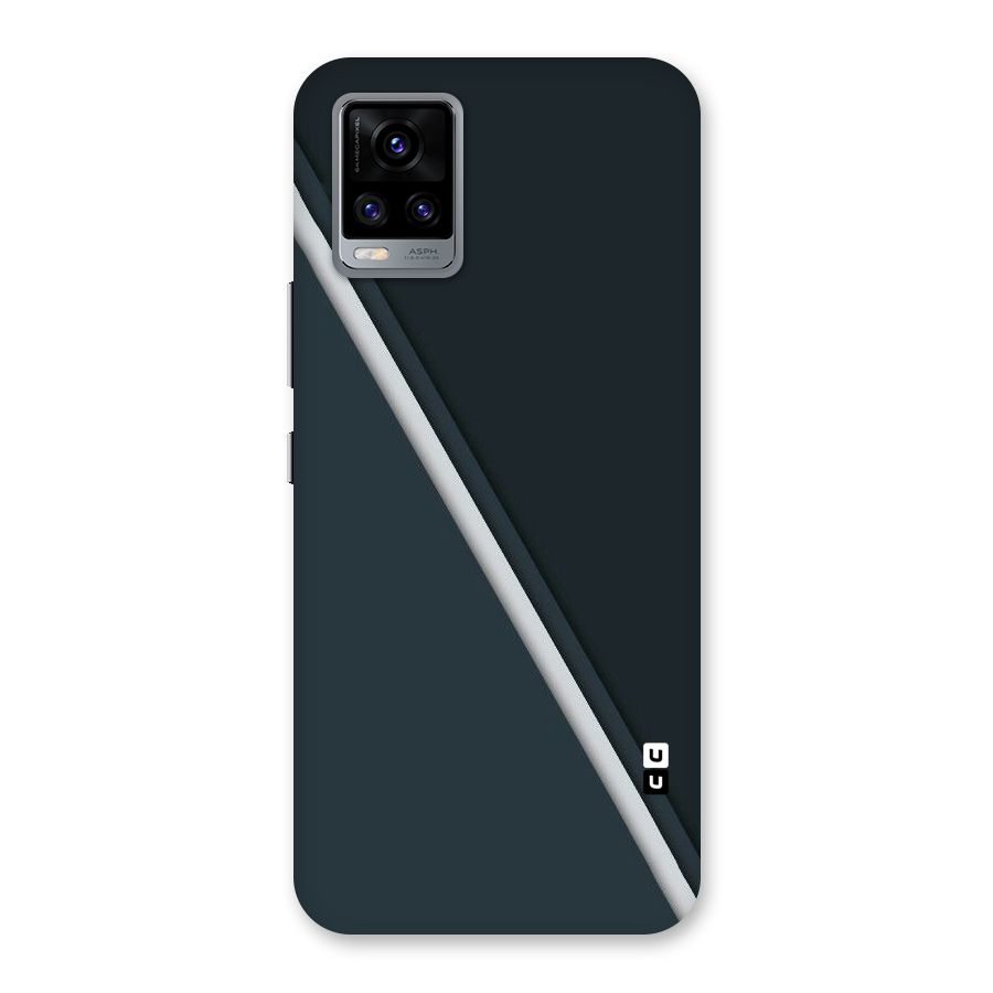 Classic Single Stripe Back Case for Vivo V20
