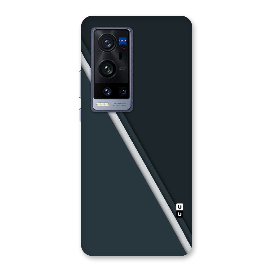 Classic Single Stripe Back Case for Vivo X60 Pro Plus