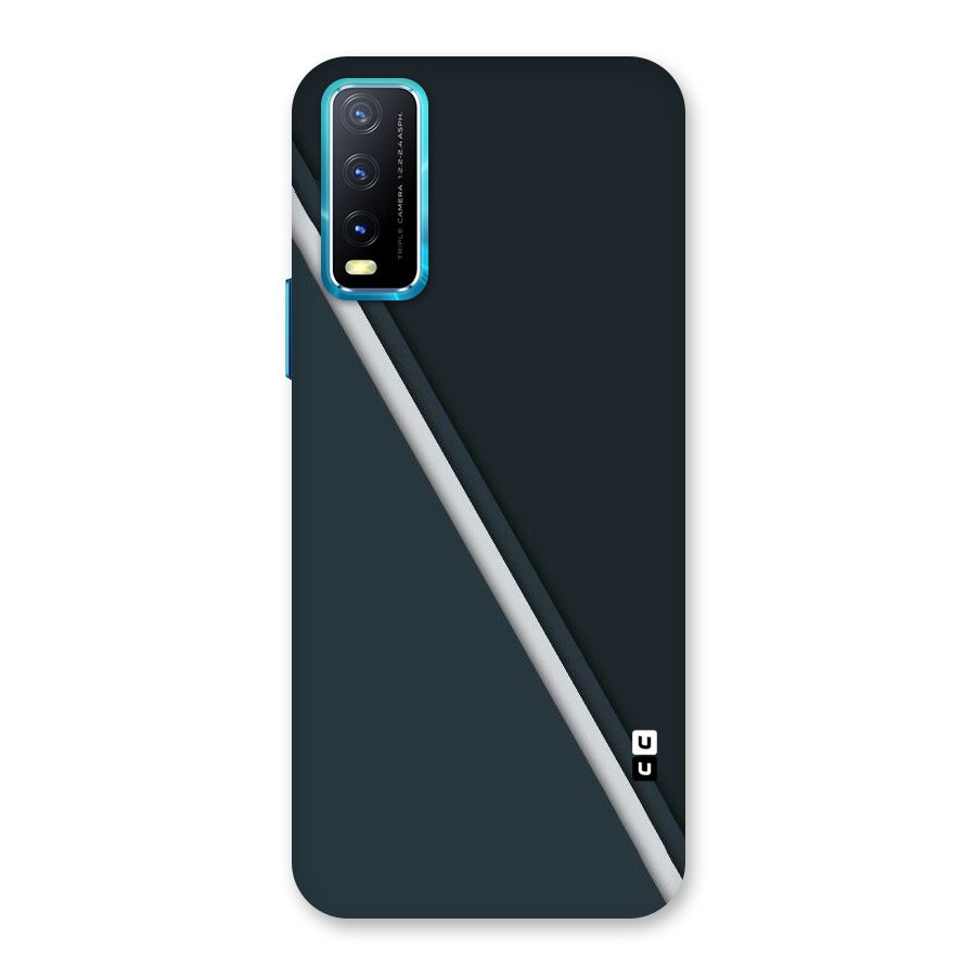 Classic Single Stripe Back Case for Vivo Y20A