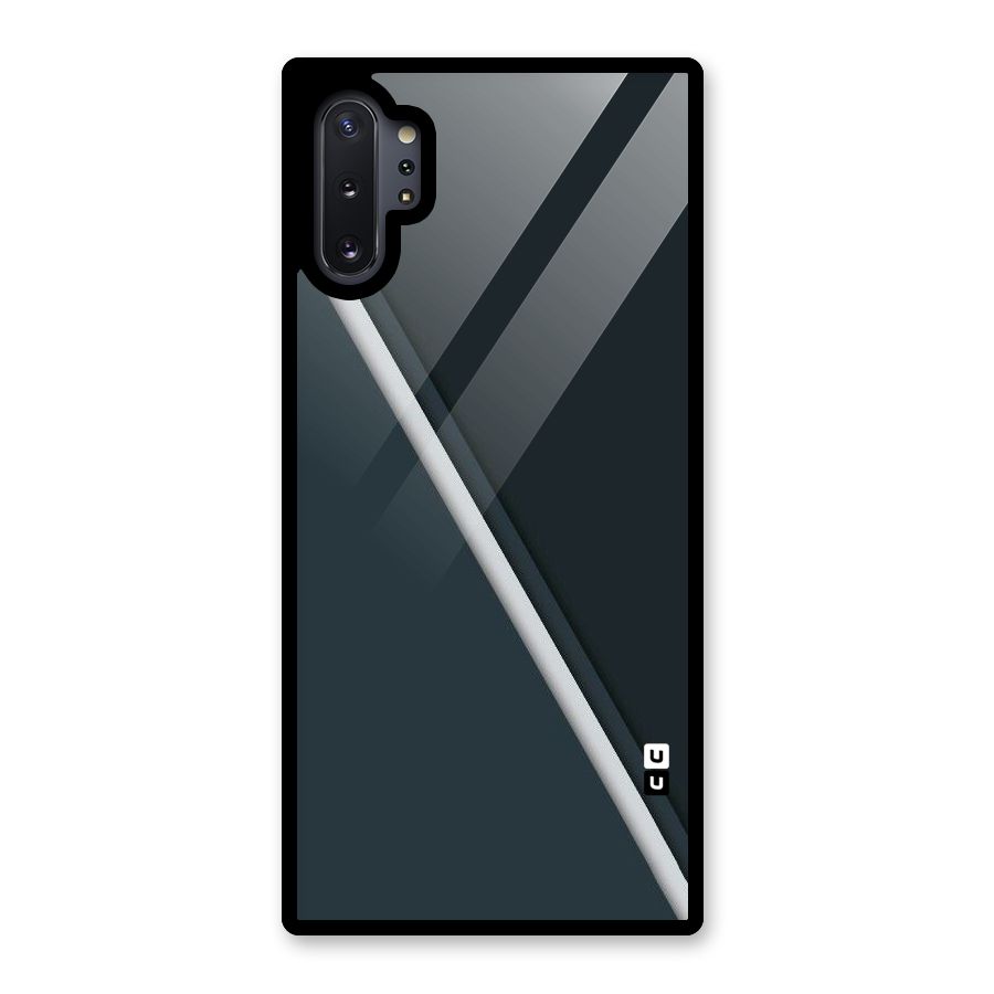 Classic Single Stripe Glass Back Case for Galaxy Note 10 Plus