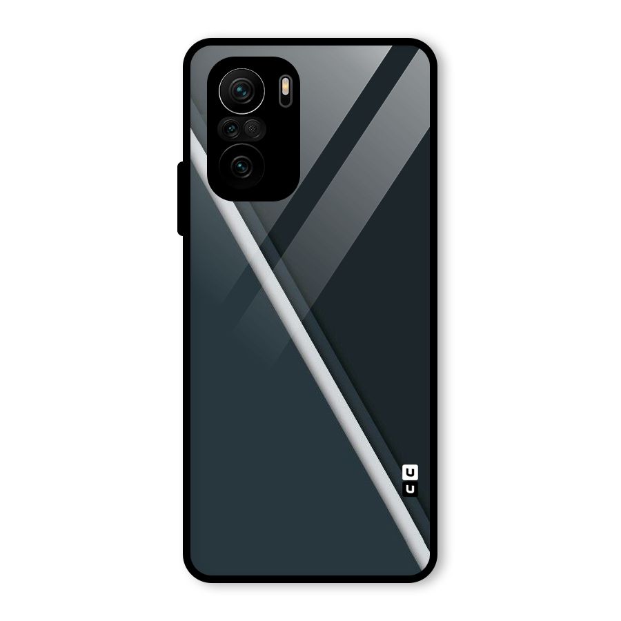 Classic Single Stripe Glass Back Case for Mi 11x