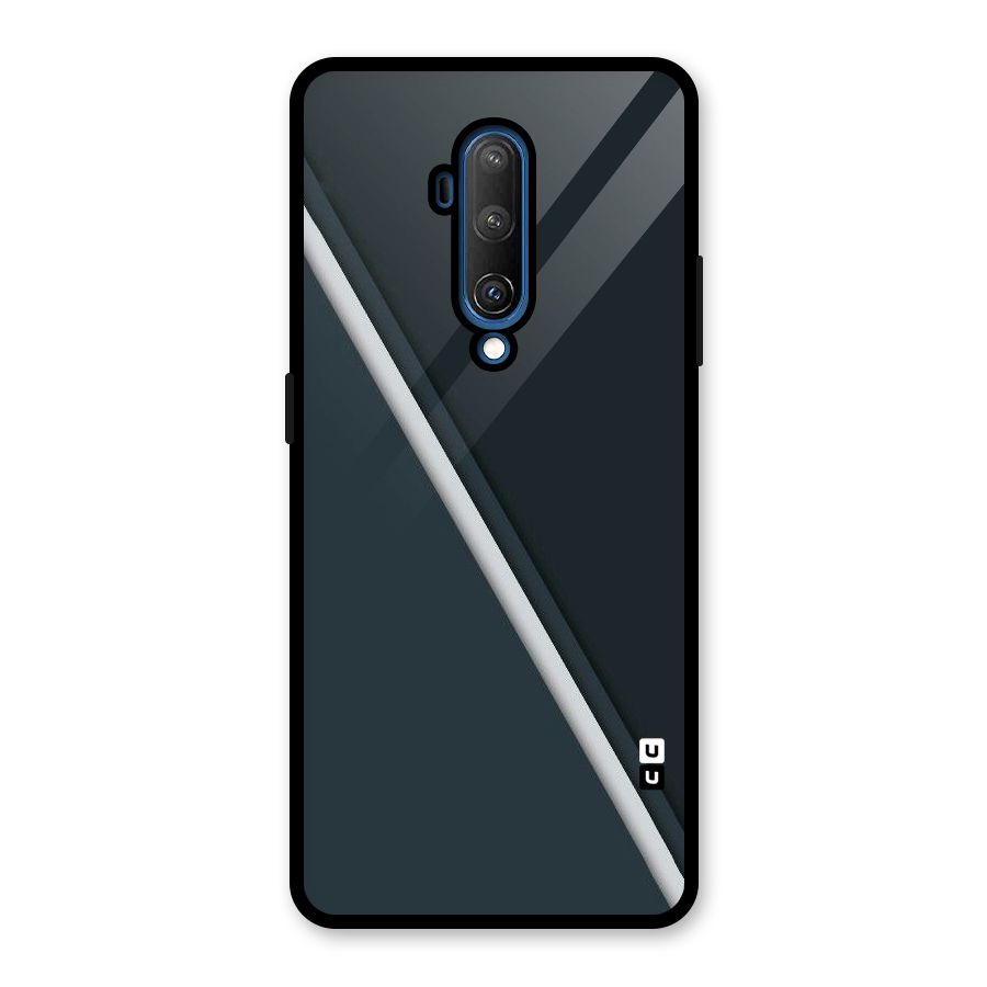 Classic Single Stripe Glass Back Case for OnePlus 7T Pro