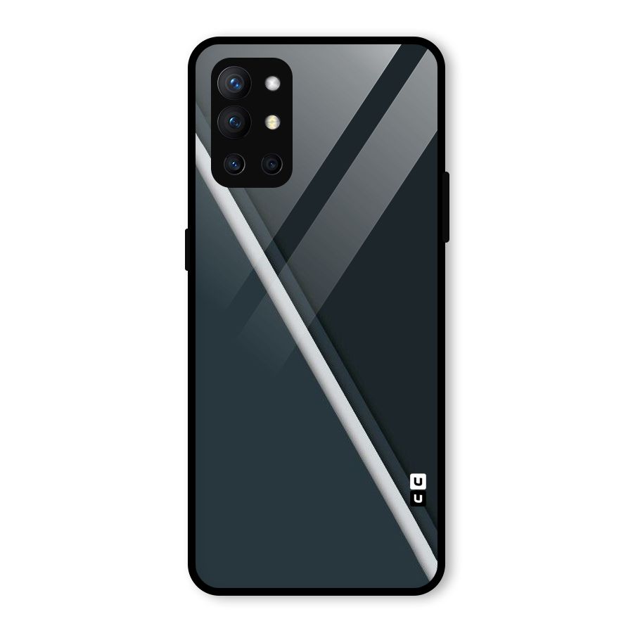 Classic Single Stripe Glass Back Case for OnePlus 9R