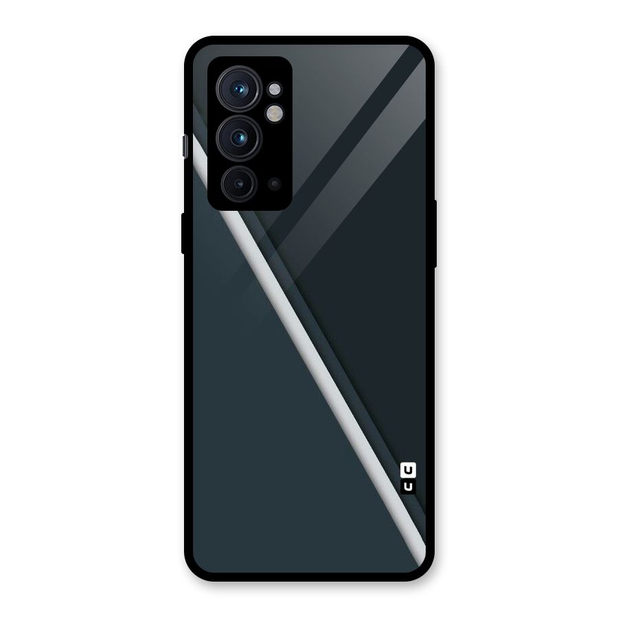 Classic Single Stripe Glass Back Case for OnePlus 9RT 5G