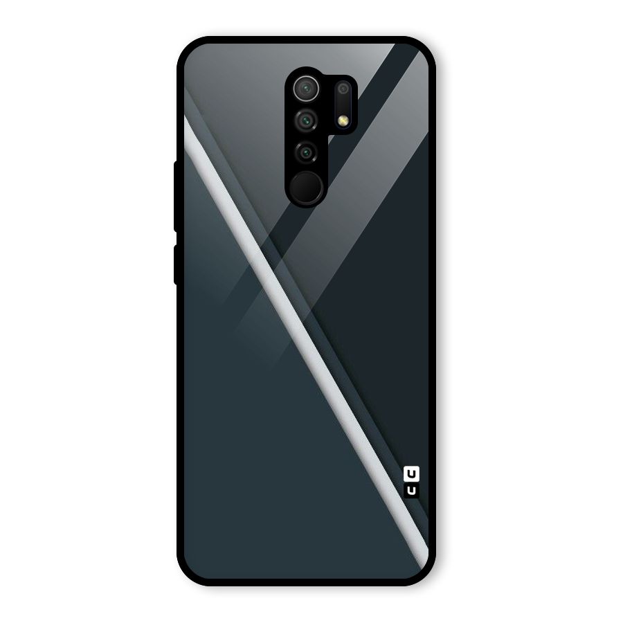 Classic Single Stripe Glass Back Case for Poco M2