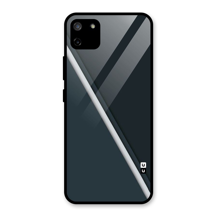 Classic Single Stripe Glass Back Case for Realme C11