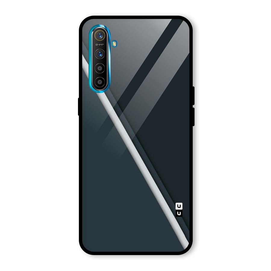 Classic Single Stripe Glass Back Case for Realme X2