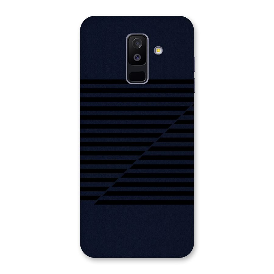 Classic Stripes Cut Back Case for Galaxy A6 Plus