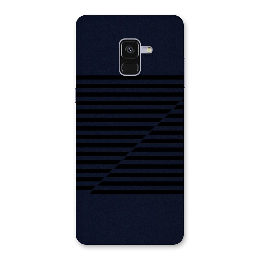 Classic Stripes Cut Back Case for Galaxy A8 Plus