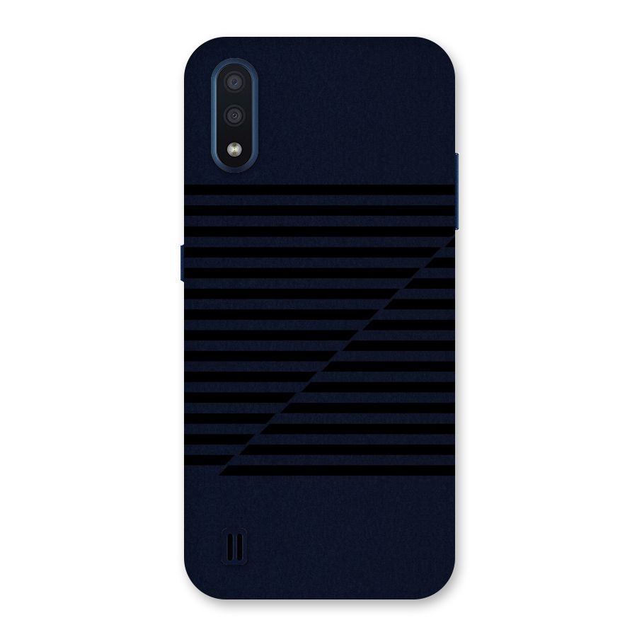 Classic Stripes Cut Back Case for Galaxy M01