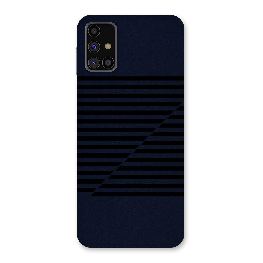 Classic Stripes Cut Back Case for Galaxy M31s