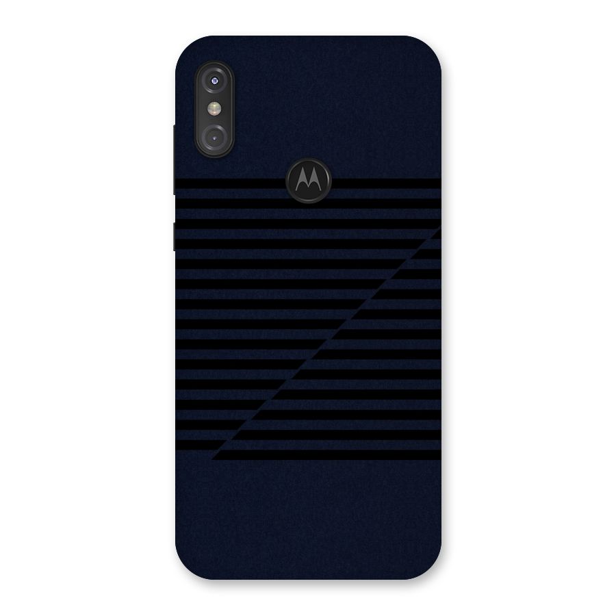 Classic Stripes Cut Back Case for Motorola One Power