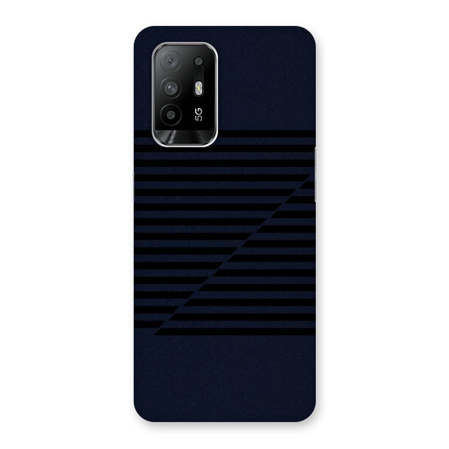 Classic Stripes Cut Back Case for Oppo F19 Pro Plus 5G
