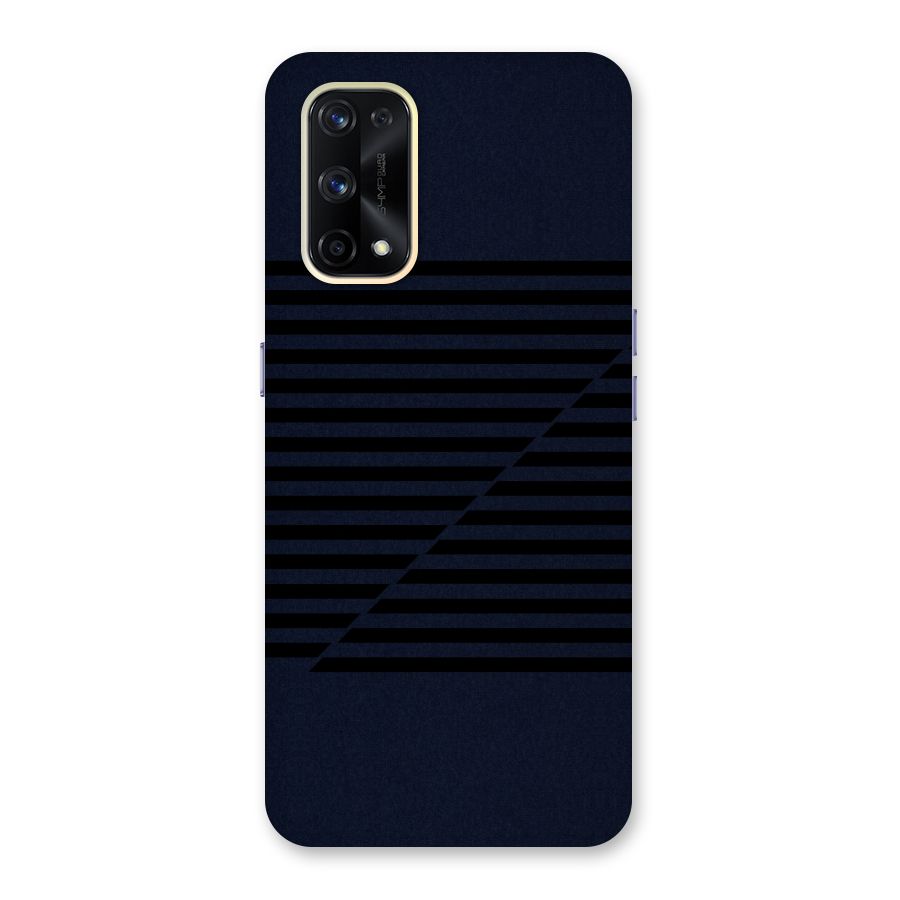 Classic Stripes Cut Glass Back Case for Realme X7 Pro