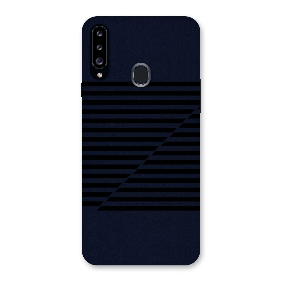 Classic Stripes Cut Back Case for Samsung Galaxy A20s