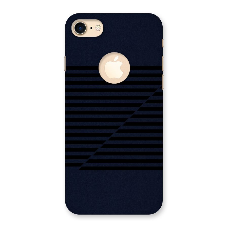 Classic Stripes Cut Back Case for iPhone 7 Logo Cut