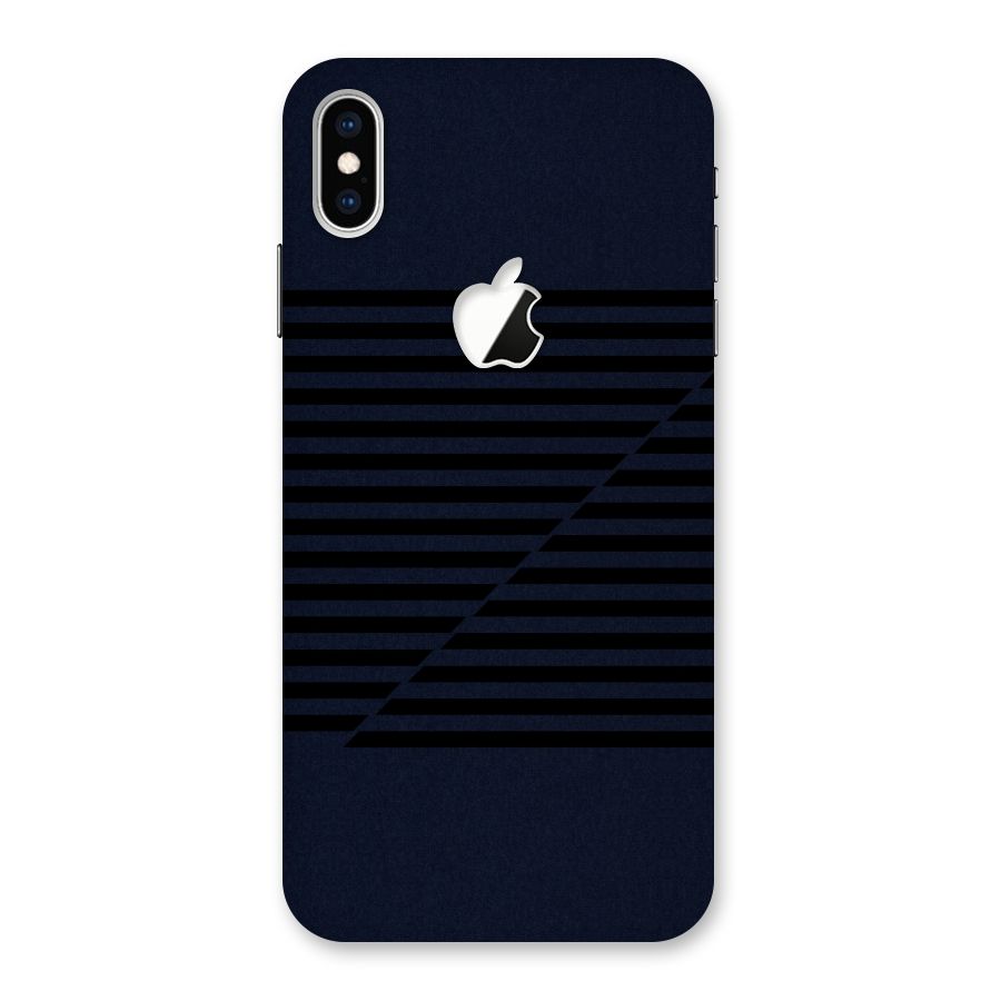 Classic Stripes Cut Back Case for iPhone XS Max Apple Cut