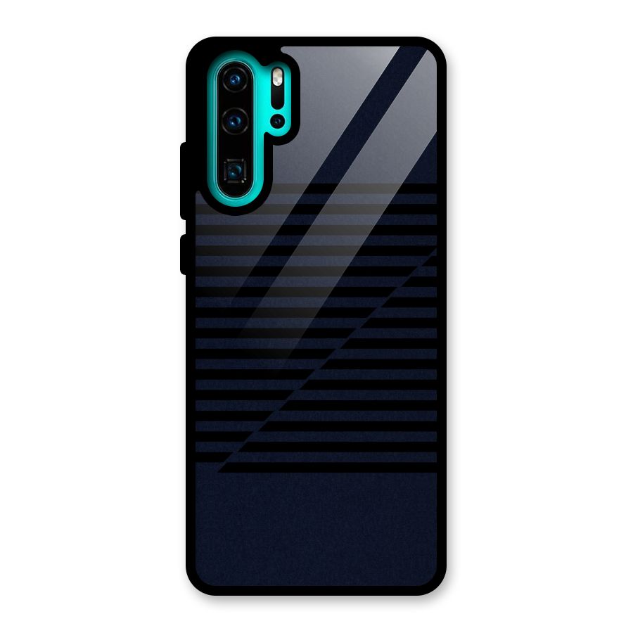 Classic Stripes Cut Glass Back Case for Huawei P30 Pro