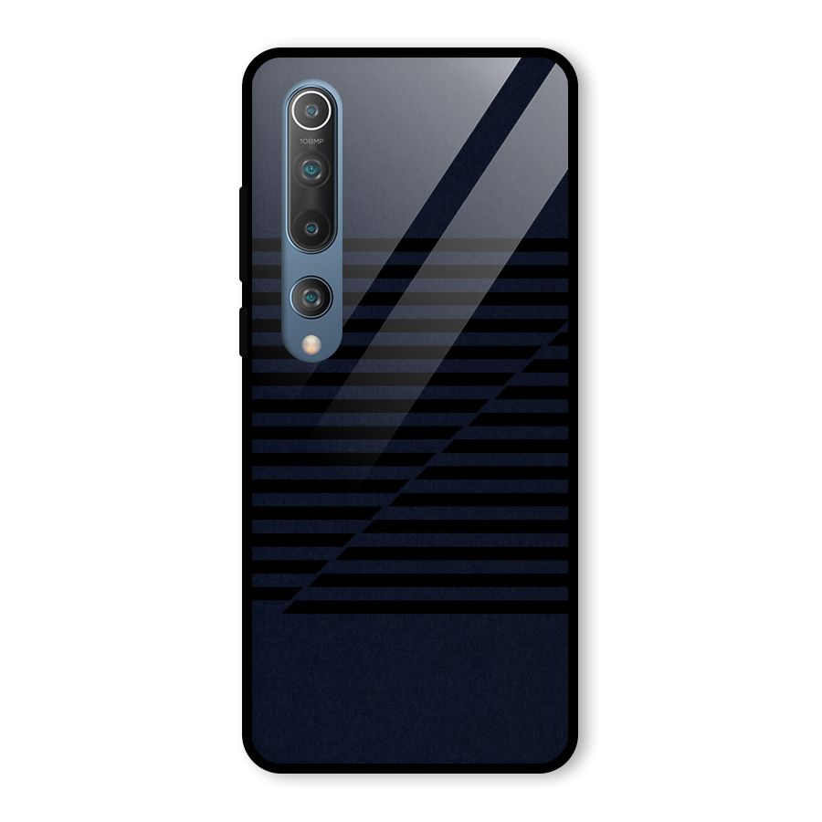 Classic Stripes Cut Glass Back Case for Mi 10