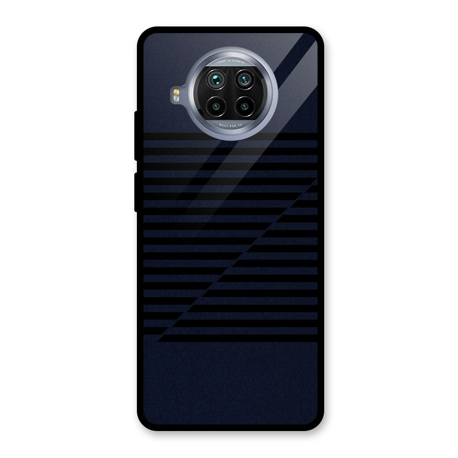 Classic Stripes Cut Glass Back Case for Mi 10i