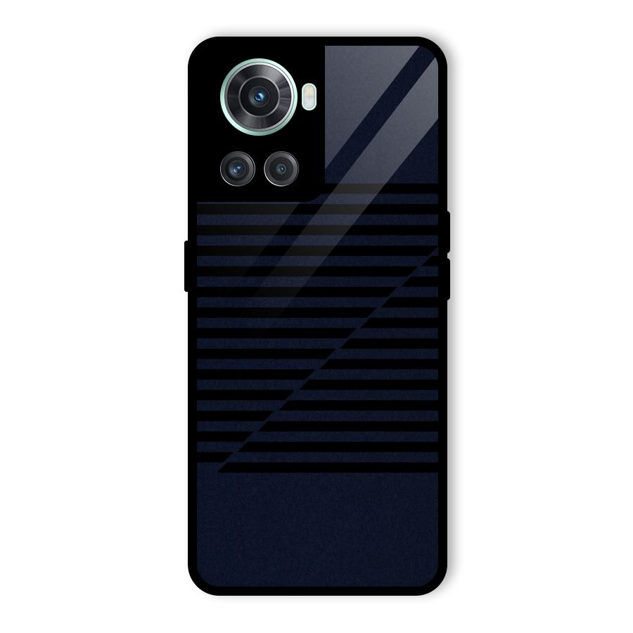 Classic Stripes Cut Glass Back Case for OnePlus 10R