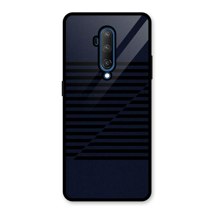Classic Stripes Cut Glass Back Case for OnePlus 7T Pro