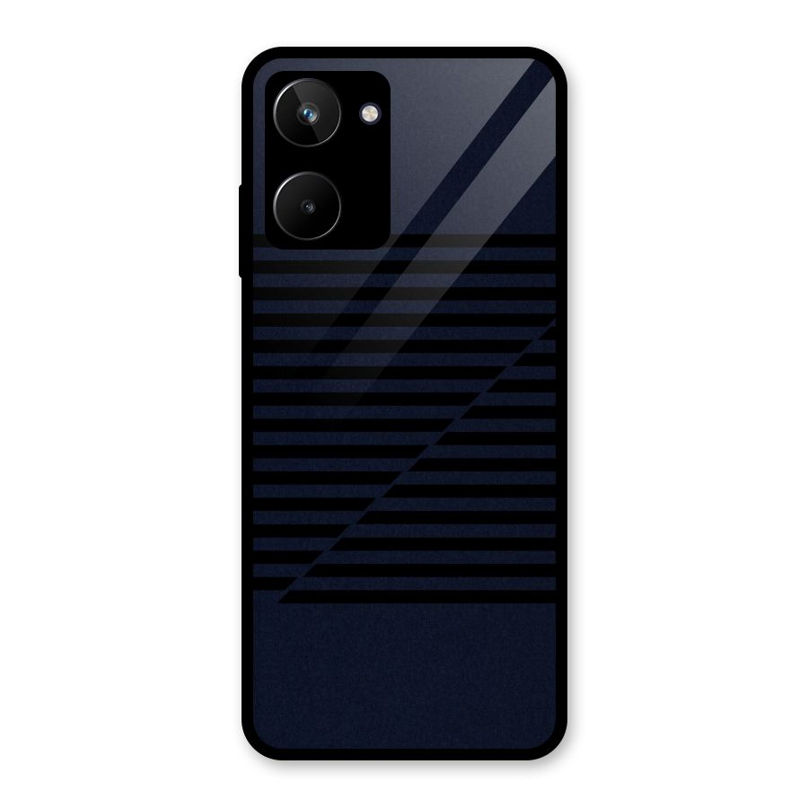 Classic Stripes Cut Glass Back Case for Realme 10