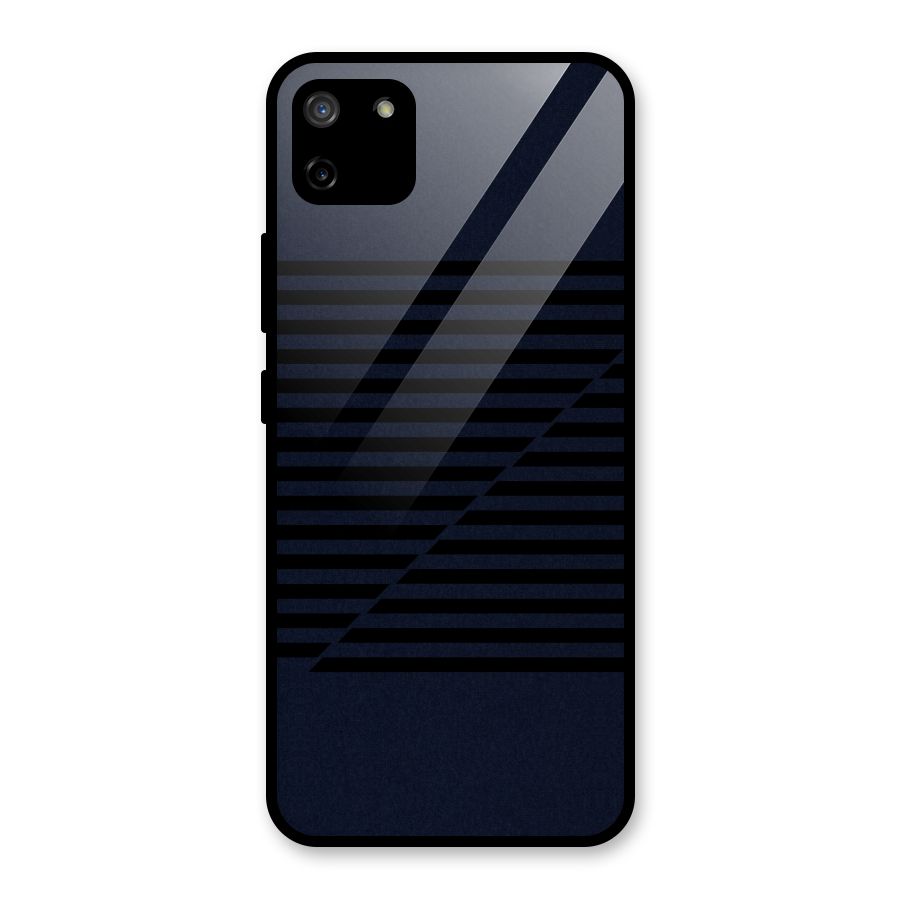 Classic Stripes Cut Glass Back Case for Realme C11