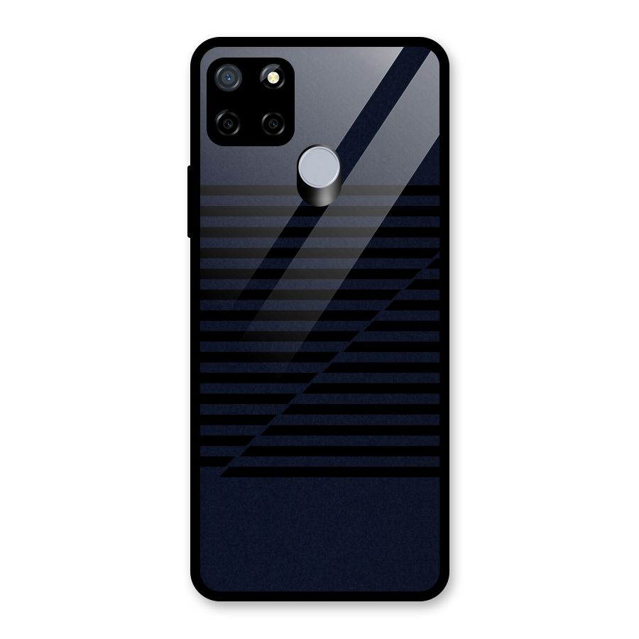 Classic Stripes Cut Glass Back Case for Realme C12