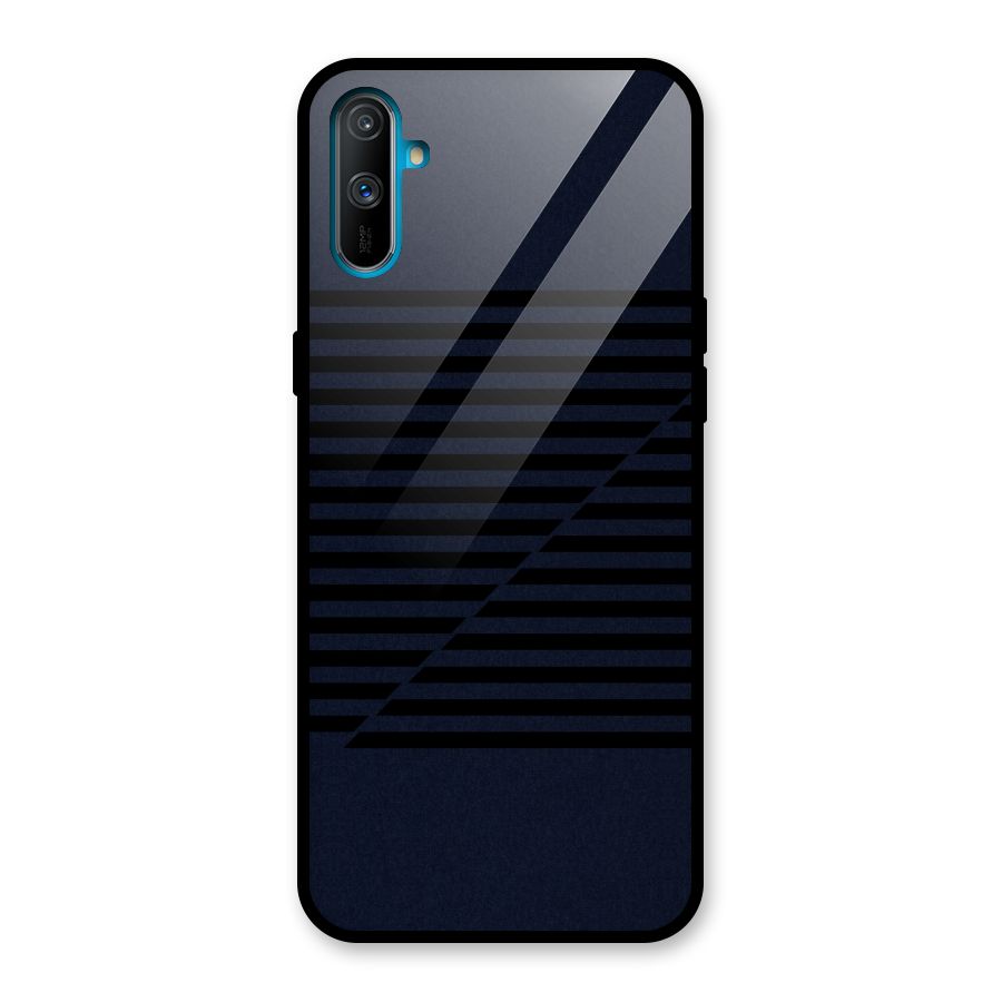 Classic Stripes Cut Glass Back Case for Realme C3