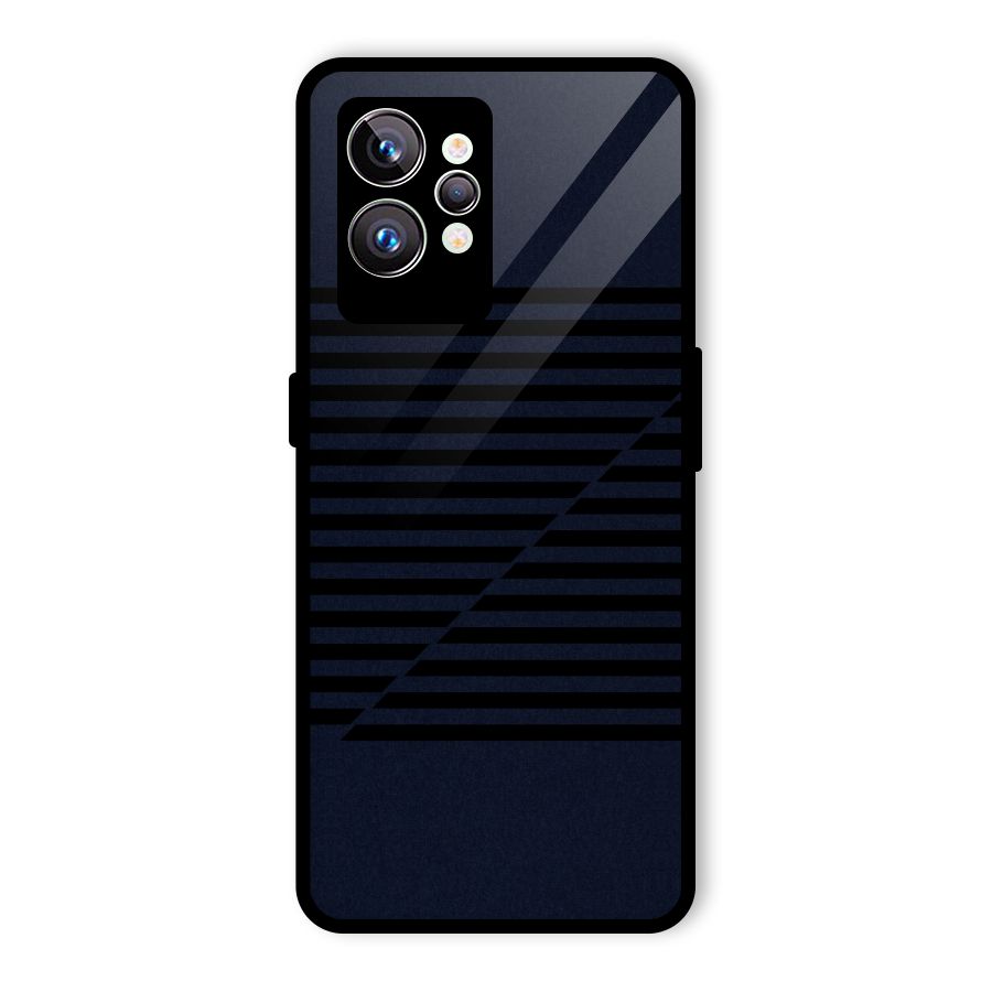Classic Stripes Cut Glass Back Case for Realme GT2 Pro