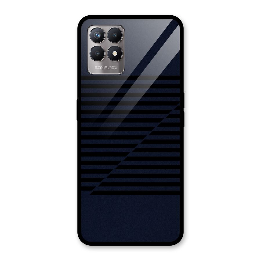 Classic Stripes Cut Glass Back Case for Realme Narzo 50