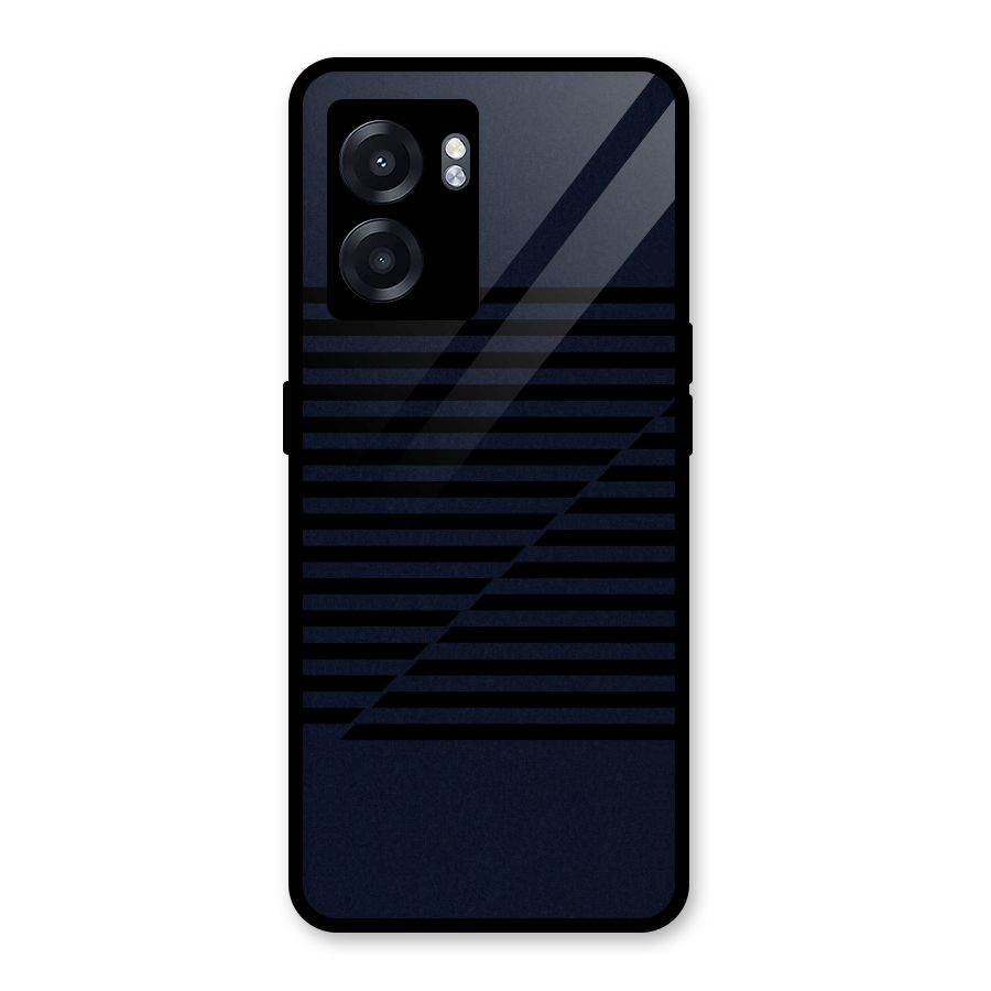Classic Stripes Cut Glass Back Case for Realme Narzo 50 5G