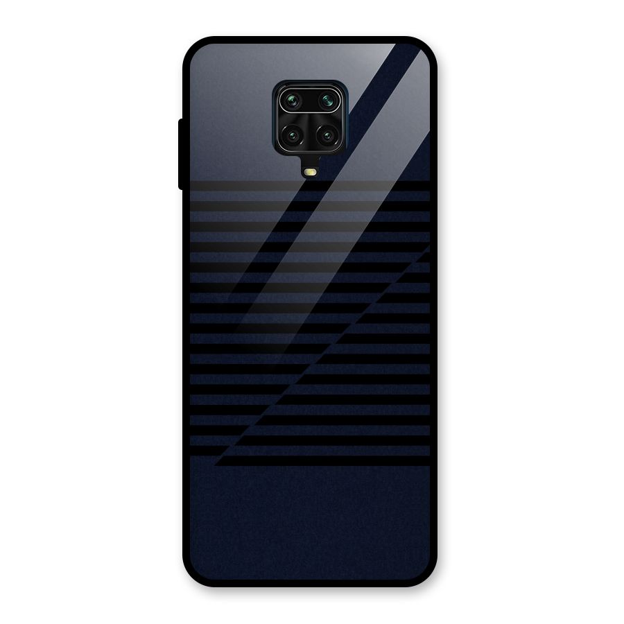 Classic Stripes Cut Glass Back Case for Redmi Note 10 Lite