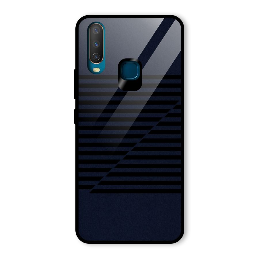 Classic Stripes Cut Glass Back Case for Vivo U10