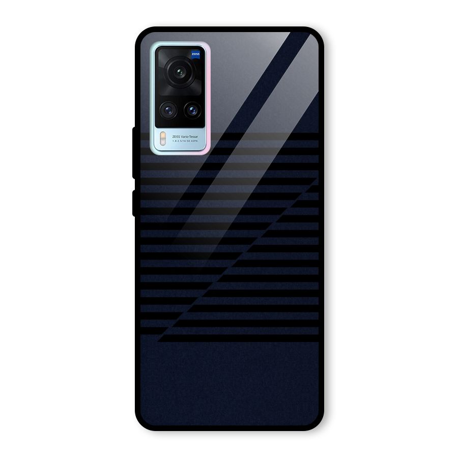 Classic Stripes Cut Glass Back Case for Vivo X60