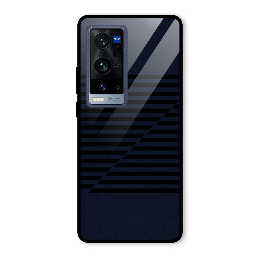 Classic Stripes Cut Glass Back Case for Vivo X60 Pro Plus