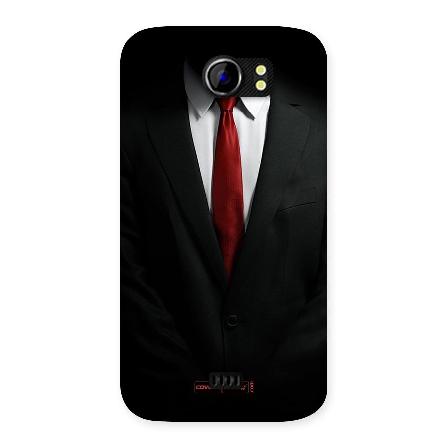 Classic Suit Back Case for Micromax Canvas 2 A110