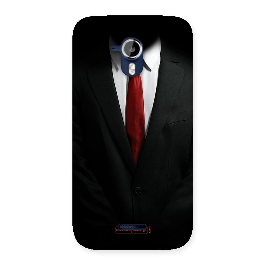 Classic Suit Back Case for Micromax Canvas Magnus A117