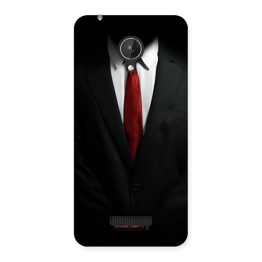 Classic Suit Back Case for Micromax Canvas Spark Q380