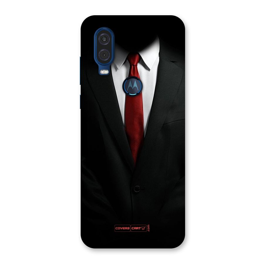 Classic Suit Back Case for Motorola One Vision