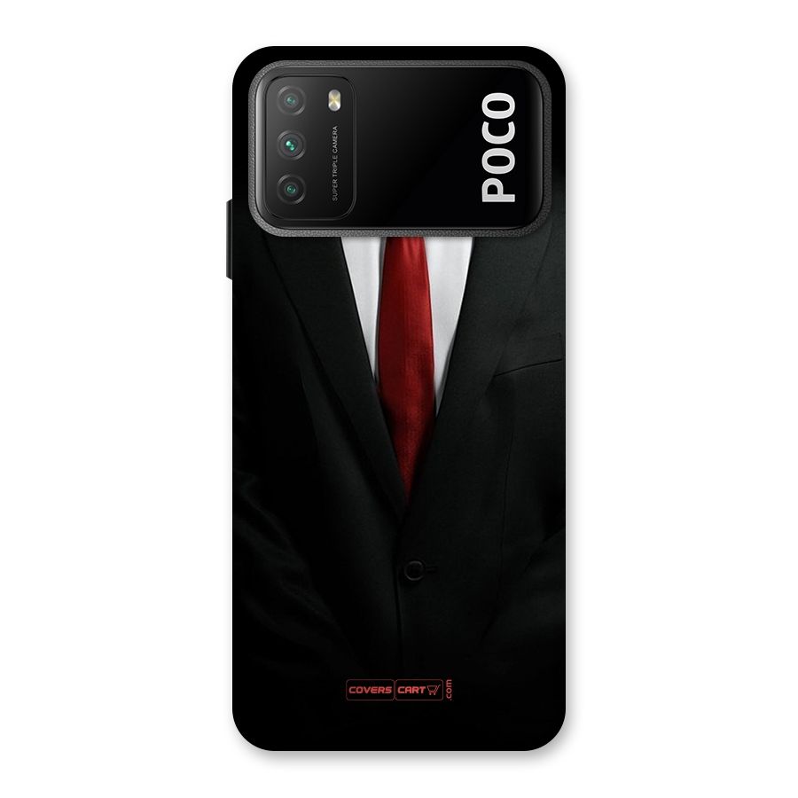 Classic Suit Back Case for Poco M3