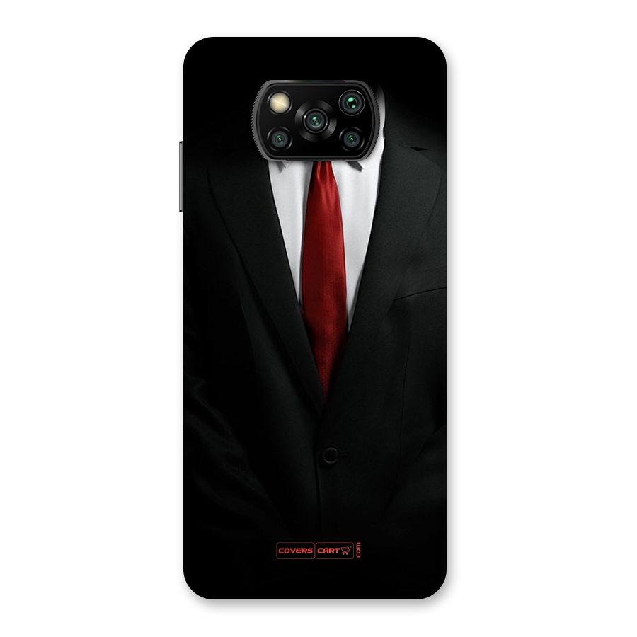 Classic Suit Back Case for Poco X3